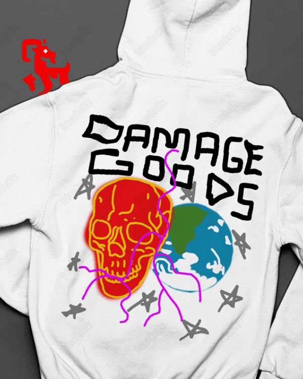 UrbanOutfits Men Oversized Hoodie Damage Goods - Men Oversized Hoodie [ Unisex ]