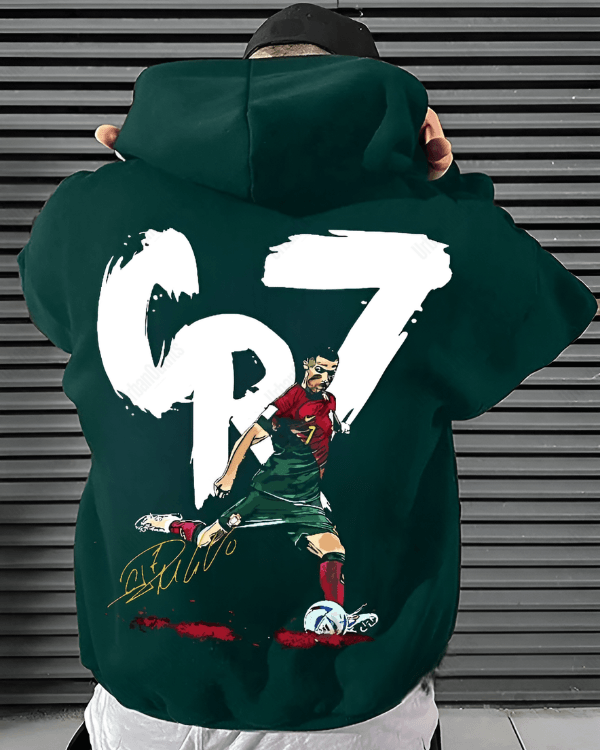 UrbanOutfits Men Oversized Hoodie Dark green / Cotton-Fleece / S CR7 - Men Oversized Hoodie