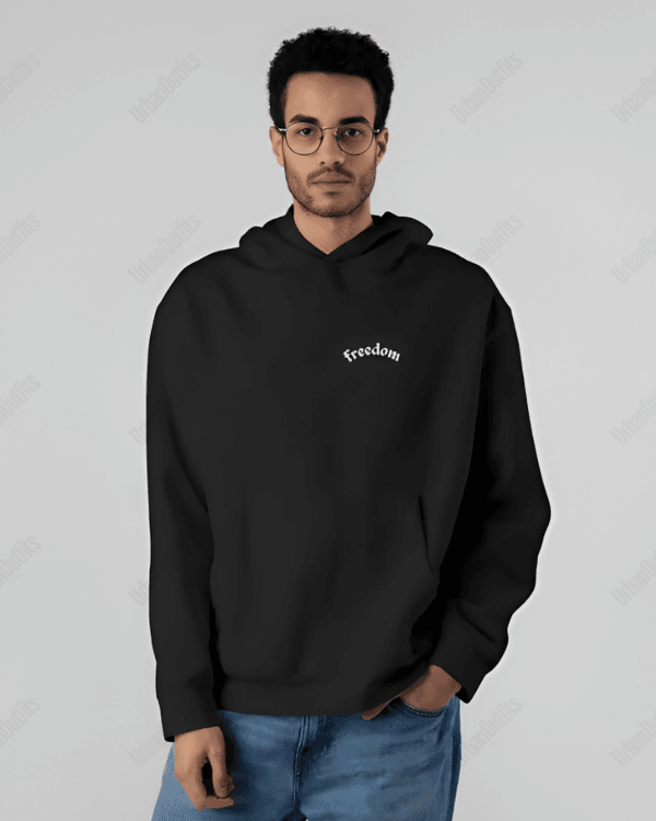 UrbanOutfits Men Oversized Hoodie FREEDOM - Men Oversized Hoodie [ Unisex ]
