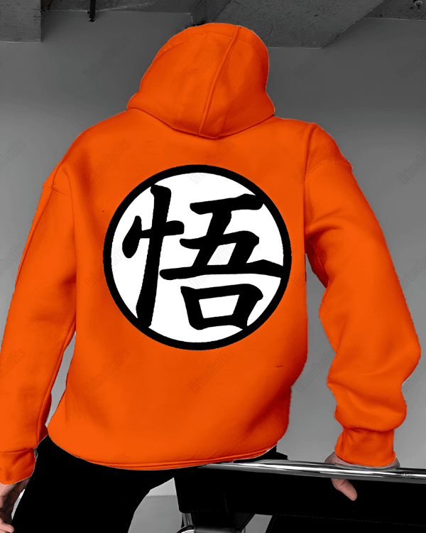 UrbanOutfits Men Oversized Hoodie orange / Cotton-Fleece / S Dragon Ball - Men Oversized Hoodie [ Unisex ]