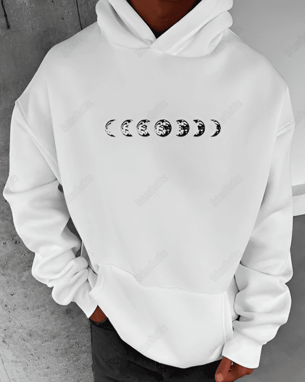 UrbanOutfits Men Oversized Hoodie Planets - Men Oversized Hoodie [ Unisex ]