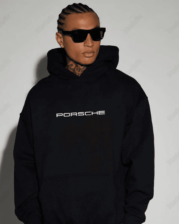 UrbanOutfits Men Oversized Hoodie PORSCHE - Men Oversized Hoodie [ Unisex ]