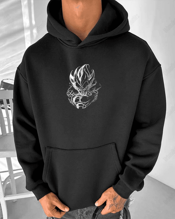 UrbanOutfits Men Oversized Hoodie Super Saiyan - Men Oversized Hoodie [ Unisex ]