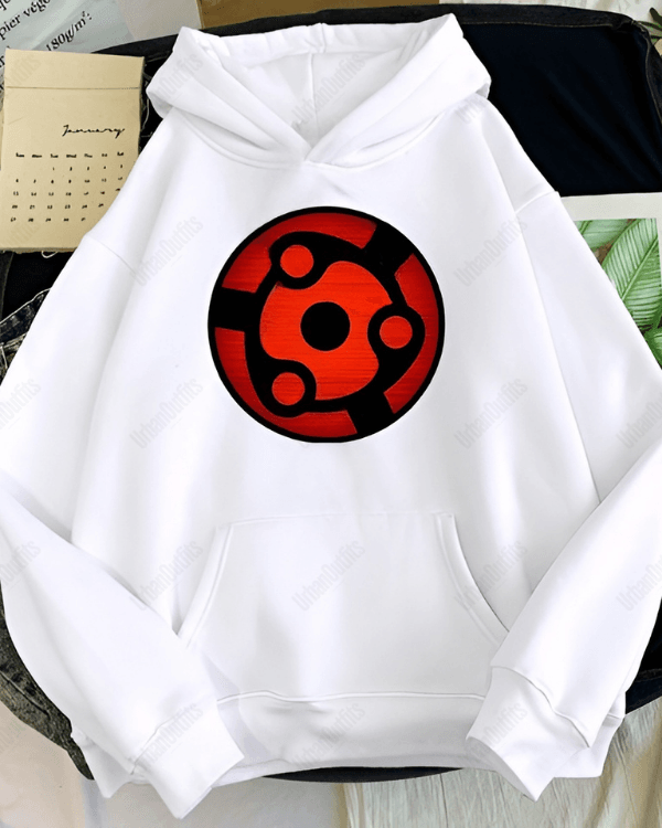 UrbanOutfits Men Oversized Hoodie White / Cotton-Fleece / S Anime - Men Oversized Hoodie [ Unisex ]