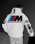 UrbanOutfits Men Oversized Hoodie White / Cotton-Fleece / S BMW- Men Oversized Hoodie [ Unisex ]