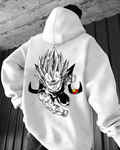 UrbanOutfits Men Oversized Hoodie White / Cotton-Fleece / S Dragon Ball - Men Oversized Hoodie