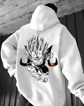 UrbanOutfits Men Oversized Hoodie White / Cotton-Fleece / S Dragon Ball - Men Oversized Hoodie [ Unisex ]