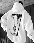 UrbanOutfits Men Oversized Hoodie White / Cotton-Fleece / S Memento - Men Oversized Hoodie