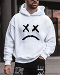 UrbanOutfits Men Oversized Hoodie White / Cotton-Fleece / S :/ - Men Oversized Hoodie [ Unisex ]