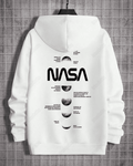 UrbanOutfits Men Oversized Hoodie White / Cotton-Fleece / S NASA - Men Oversized Hoodie [ Unisex ]