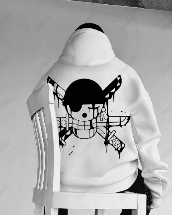 UrbanOutfits Men Oversized Hoodie White / Cotton-Fleece / S One Piece - Men Oversized Hoodie [ Unisex ]