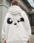 UrbanOutfits Men Oversized Hoodie White / Cotton-Fleece / S Panda - Men Oversized Hoodie [ Unisex ]