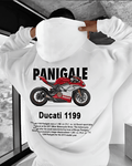 UrbanOutfits Men Oversized Hoodie White / Cotton-Fleece / S PANIGALE  - Men Oversized Hoodie [ Unisex ]