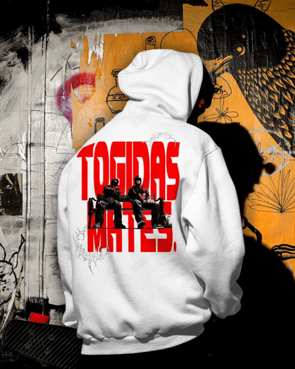 UrbanOutfits Men Oversized Hoodie White / Cotton-Fleece / S Togidas - Men Oversized Hoodie [ Unisex ]