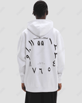 UrbanOutfits Men Oversized Hoodie White / Cotton-Fleece / S Watch - Men Oversized Hoodie [ Unisex ]