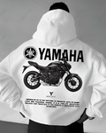 UrbanOutfits Men Oversized Hoodie White / Cotton-Fleece / S Yamahaa - Men Oversized Hoodie [ Unisex ]