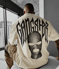 UrbanOutfits Men Oversized T-Shirt Beige / S GANGSTER Men Oversized T-shirt