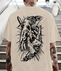 UrbanOutfits Men Oversized T-Shirt Beige / S Men Oversized T-shirt
