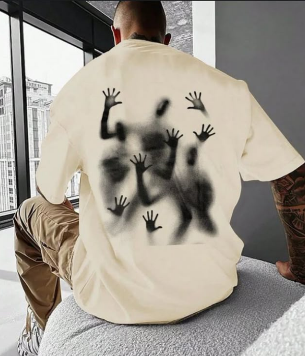 UrbanOutfits Men Oversized T-Shirt Beige / S Men Oversized T-shirt