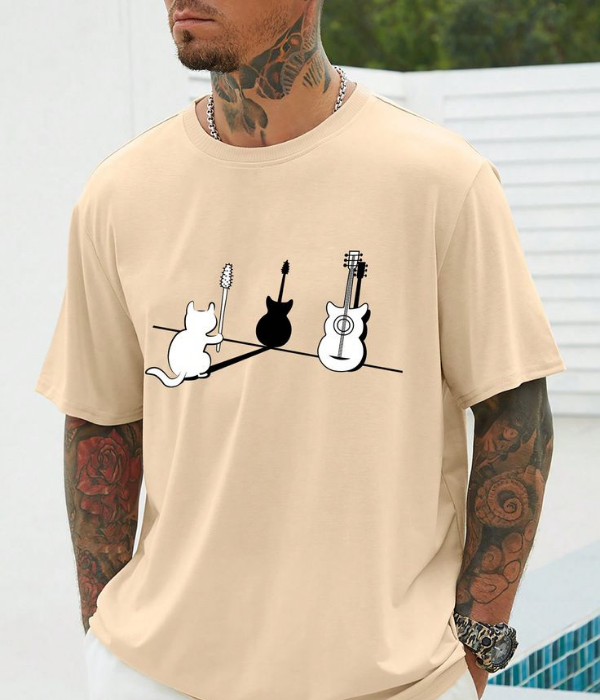 UrbanOutfits Men Oversized T-Shirt Beige / S Men Oversized T-shirt