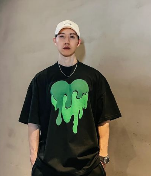 UrbanOutfits Men Oversized T-Shirt Black / Cotton / S Green Hurt Oversized T-Shirt