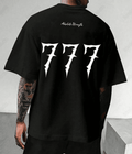 UrbanOutfits Men Oversized T-Shirt Black / S 777- Men Oversized T-shirt
