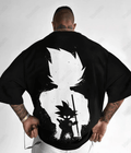 UrbanOutfits Men Oversized T-Shirt Black / S DRAGON BALL -Men Oversized T-shirt