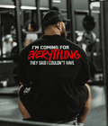 UrbanOutfits Men Oversized T-Shirt Black / S ' EVERYTHING ' Men Oversized T-shirt