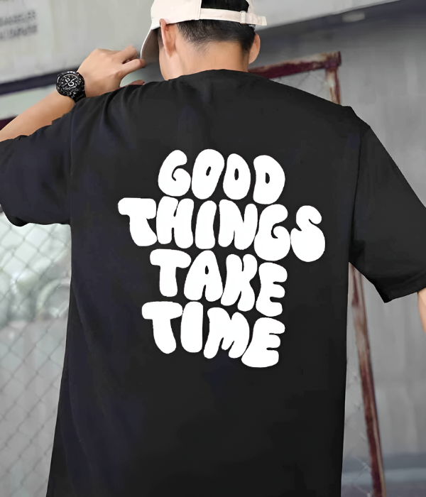 UrbanOutfits Men Oversized T-Shirt Black / S GOOD THINGS Oversized T-shirt