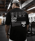 UrbanOutfits Men Oversized T-Shirt Black / S ' GYM BRO 'Men Oversized T-shirt