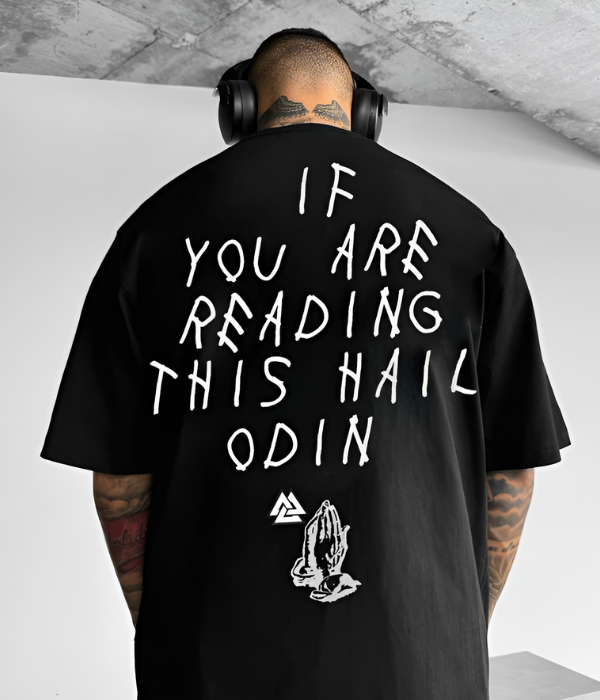 UrbanOutfits Men Oversized T-Shirt Black / S HALL ODIN Oversized T-shirt