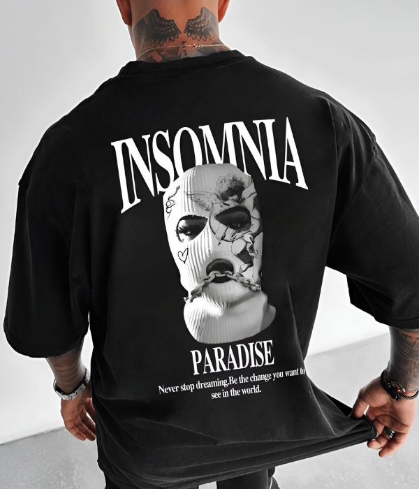 UrbanOutfits Men Oversized T-Shirt Black / S INSONIA Men Oversized T-shirt