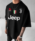 UrbanOutfits Men Oversized T-Shirt Black / S JUVENTUS Men Oversized T-shirt