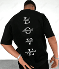UrbanOutfits Men Oversized T-Shirt Black / S LOVE- Men Oversized T-shirt