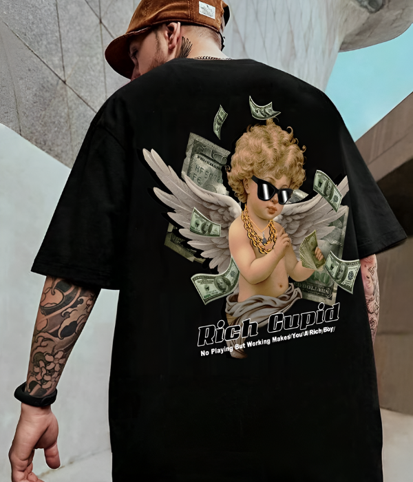 UrbanOutfits Men Oversized T-Shirt Black / S Men Oversized T-shirt