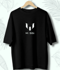 UrbanOutfits Men Oversized T-Shirt Black / S MESSI- Men Oversized T-shirt