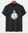 UrbanOutfits Men Oversized T-Shirt Black / S MOON- Men Oversized T-shirt