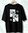 UrbanOutfits Men Oversized T-Shirt Black / S NARUTO- Men Oversized T-shirt