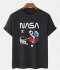 UrbanOutfits Men Oversized T-Shirt Black / S NASA - Men Oversized T-shirt