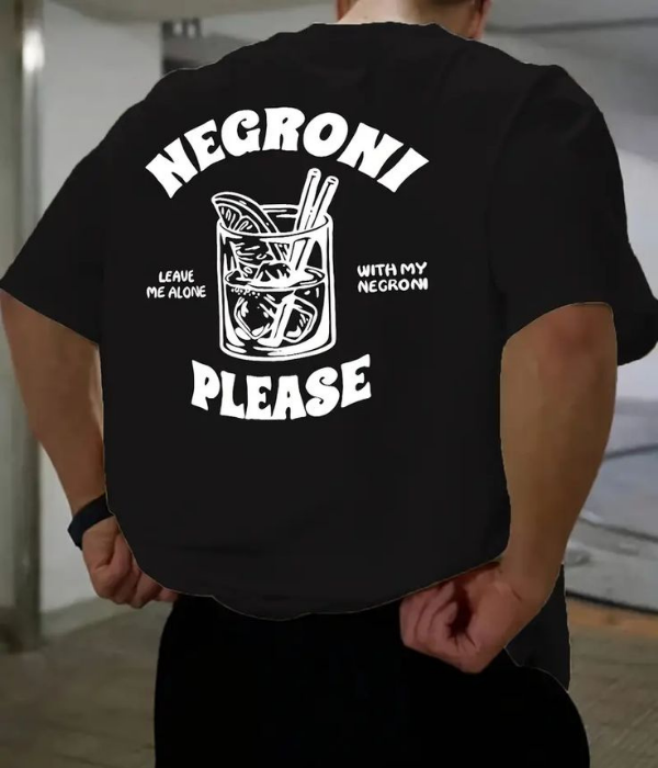 UrbanOutfits Men Oversized T-Shirt Black / S ' NERGONI ' Men Oversized T-shirt