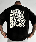 UrbanOutfits Men Oversized T-Shirt Black / S NOT OKAY!- Men Oversized T-shirt