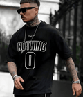 UrbanOutfits Men Oversized T-Shirt Black / S NOTHING 0- Men Oversized T-shirt