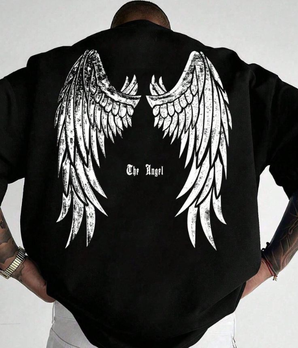 UrbanOutfits Men Oversized T-Shirt Black / S The Angel Men Oversized T-shirt