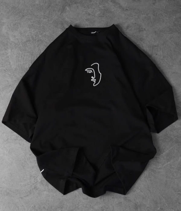 UrbanOutfits Men Oversized T-Shirt Double Face - Men Oversized T-shirt