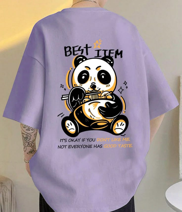 UrbanOutfits Men Oversized T-Shirt Light purple / S PANDA Oversized T-shirt