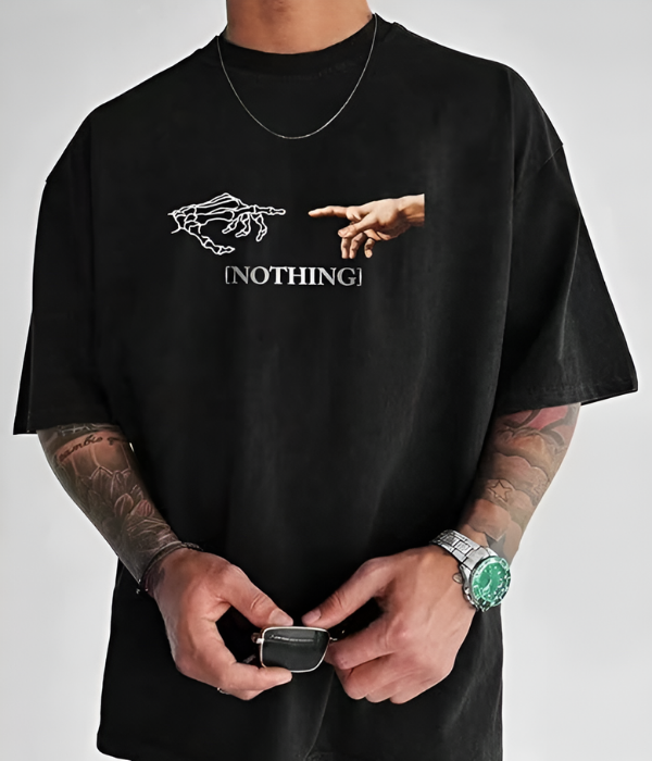 UrbanOutfits Men Oversized T-Shirt NOTHING - Men Oversized T-shirt