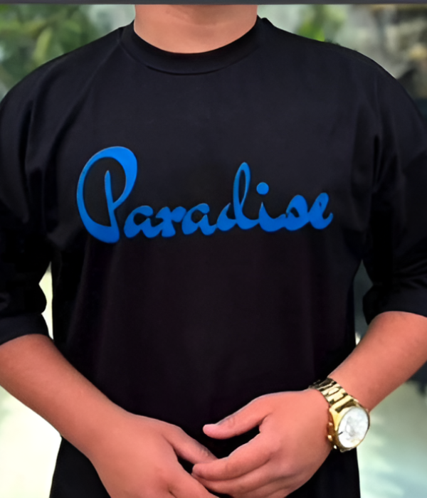 UrbanOutfits Men Oversized T-Shirt ' PARADISE ' Men Oversized T-shirt