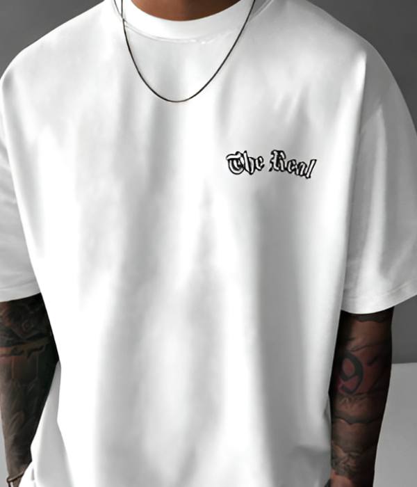 UrbanOutfits Men Oversized T-Shirt ' THE REAL ' Men Oversized T-shirt