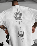 UrbanOutfits Men Oversized T-Shirt White / S ANGEL - Men Oversized T-shirt