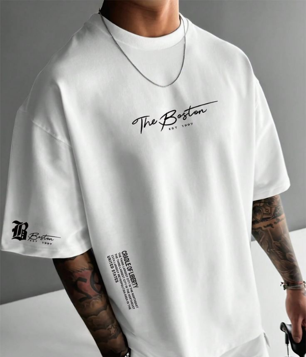 UrbanOutfits Men Oversized T-Shirt White / S Answer Me - Men Oversized T-shirt